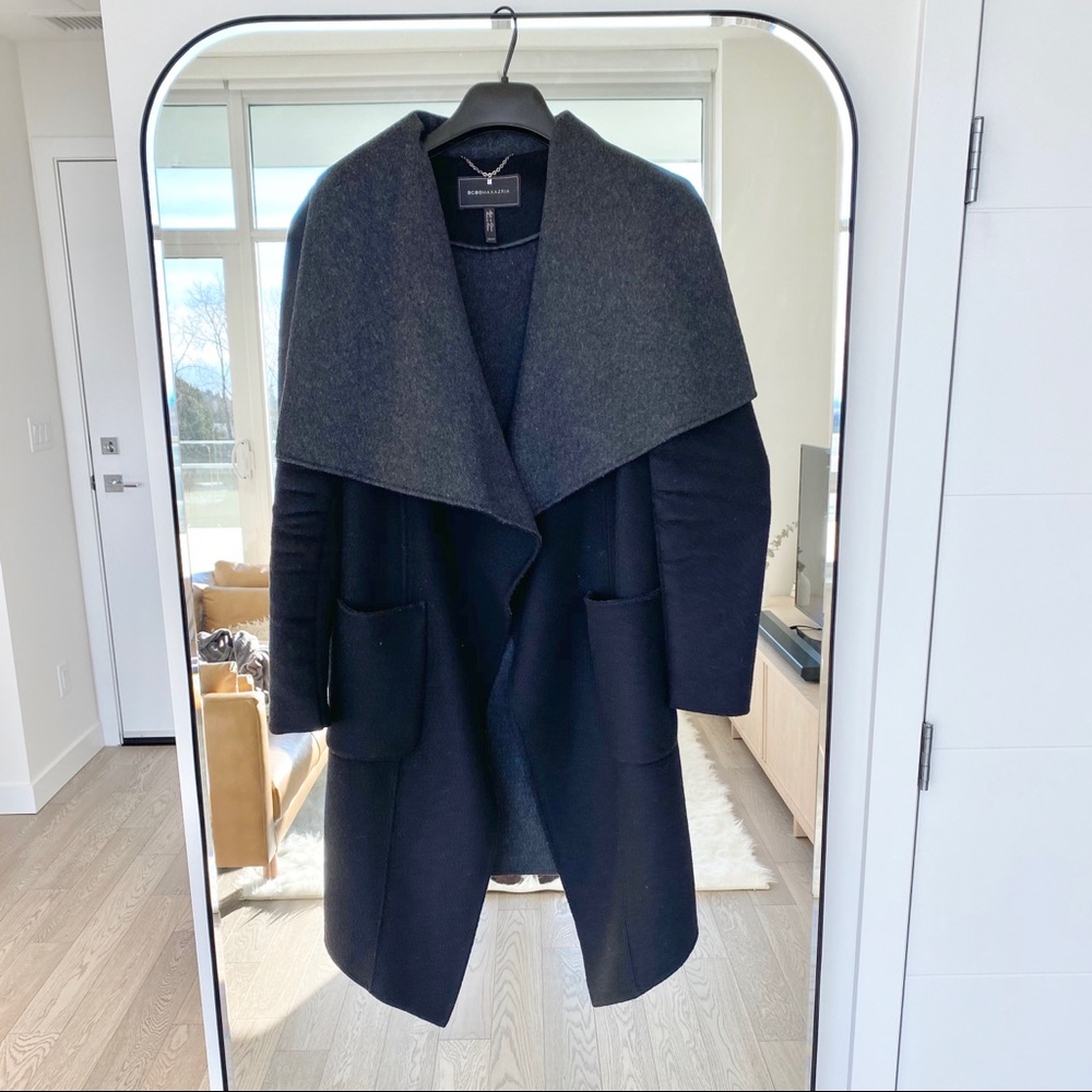 BCBG Double Faced Wool Coat